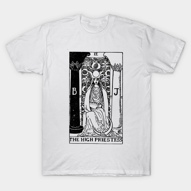 Tarot Card - The High Priestess T-Shirt by isstgeschichte